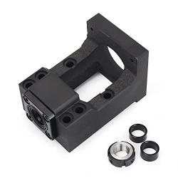Ballscrew Stepper Motor Mounting Bracket Iron Integrated Fixed Seat Support Fixing Base 57mm for Nema23 Stepper Motor Servo Motor with BK12 Bearing Diameter 12mm