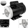1.5HP Electric Motor 3450RPM Reversible Single Phase 56C Frame General Purpose Motor for Agricultural Machinery General Equipment 5/8