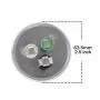 AUCHOICE 60/5 uF 60+5 MFD 370V or 440V 50/60hz Dual Run Start Round A/C Capacitors 60 5 uF 370 440 Volt VAC Capacitor for AC Fan Motor Start or Heat Pump Air Conditioner or Condenser Straight Cool