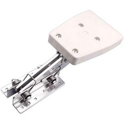 Hoffen Aluminium Outboard Motor Bracket for Boat Outboard Motor Engine Surpport Mount Heavy Duty White Mounting Plate Marine Auxiliary 7.5-20hp