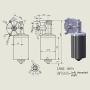 Fielect DC 24V 52RPM Reversible Worm Geared Motor High Torque Electric Gear Motor Turbine Worm Gear Box Reduction Motor, Left Threaded Shaft GW70105