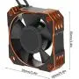 Ventilateur de refroidissement pour moteur RC 21000RPM, Dissipateur thermique pour moteur brushless RC 8.5V 35MM, Ventilateur de refroidissement ESC pour voitures RC 1/10 1/12 1/8 Sensées, Moteur Brushless (Orange) Ventilateur de refroidissement pour moteur RC 21000RPM, Dissipateur thermique pour moteur brushless RC 8.5V 35MM, Ventilateur de refroidissement ESC pour voitures RC 1/10 1/12 1/8 Sensées, Moteur Brushless (Orange)