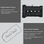 BDFHYK Engine Valve Cover with Gasket Compatible with Mini Cooper 2007-2012 1.6L Replacement# 11127646555 11127585907