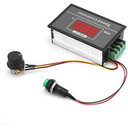 6-60V 30A PWM DC Motor Speed Controller Digital Regulator Variable Speed Switch Display LED Control Circuit Board Start Stop Switch 12V 24V 36V 48V