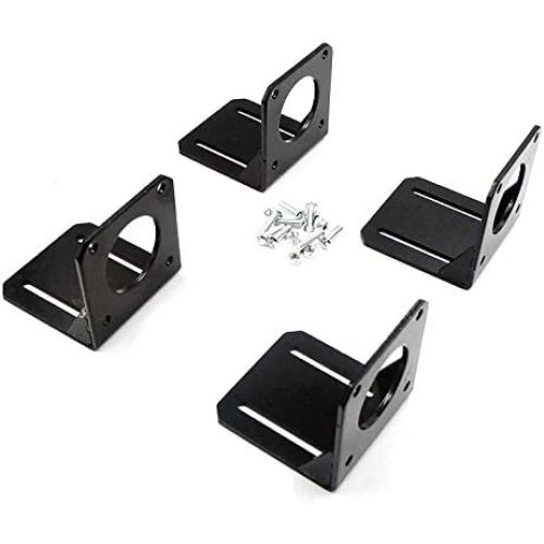 4pcs Nema 23 Stepper Motor Steel Mounting Bracket with Mounting Screws
