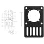 Zerone 3D Printer Mount Plate, 23 Stepper Motor CNC Mounting Plate Motor Fixed 3D Printer Accessories