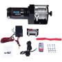 Electric Winch 12V 24V 3000 lbs Winches for Towing Boat Off Road with Wireless Remote Control+Control Box+Roller Fairlead+Switch Assembly+Bolts+Users Manual