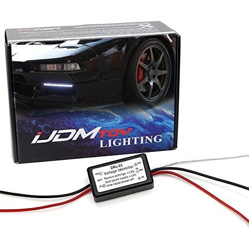iJDMTOY (1) LED Daytime Running Light Automatic On/Off Switch Controller Module Box (Enable DRL Turn On When Engine Starts)