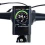 Electric Bike Display Ebike LCD Display 36V/43V/48V Waterproof Electric Bicycle Computer Speedometer Compatiable for BAFANG Mid Drive Motor BBS01 BBS02 BBSHD Hub Motor Display