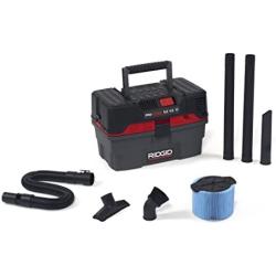 RIDGID 50318 4500RV ProPack Wet Dry Vac, 4.5-Gallon Portable Wet Dry Vacuum with Toolbox Design, 5.0 Peak HP Motor, Expandable Pro Hose, Blower Port