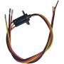 Healcity Slip Ring Collector Ring Rotary Electrical Contact Electrical Slip Ring Joint Rotary Connector (3 Wires 30A Diameter 22mm)