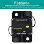 120 Amp Circuit Breaker,with Manual Reset,12V-48V DC, for Car Marine Trolling Motors Boat ATV Manual Power Protect and Automotive Marine Boat Audio System Protection
