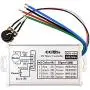 uniquegoods 9V 12V 24V 36V 48V 60VDC 20A PWM DC Motor Speed Controller Stepless Variable Speed Regulator With Metal Shell CCM5S
