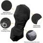 Softclub Boat Motor Covers 250-350 HP, Full Outboard Motor Cover, 600D Heavy Duty Fabric, Waterproof, Black Outboard Boat Engine Cover