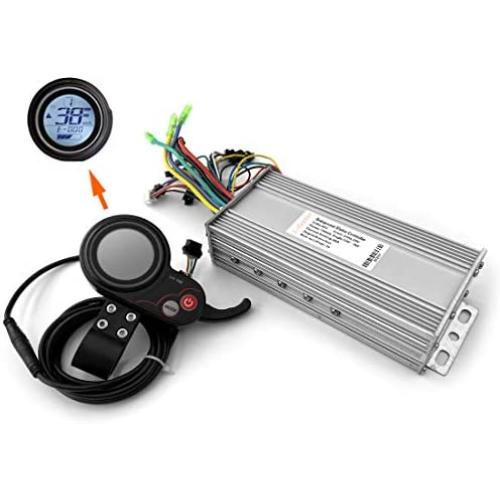 Contrôleur Électronique sans Balais 450W~1000W avec Bouton d'Accélérateur à Digité et Écran LCD pour Trottinettes Électriques. Contrôleur Électronique sans Balais 450W~1000W avec Bouton d'Accélérateur à Digité et Écran LCD pour Trottinettes Électriques.