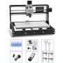 Mini CNC Router Machine 3018 Pro with GRBL Control 3 Axis DIY Milling Cutter Engraving Machine Acrylic Plastic PCB PVC Wood Router Carving Engraver with Offline Controller 11.8x7.1x1.6in Working Area
