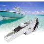 ISURE MARINE AISI 316 Stainless Steel Hinged Self-Launching Bow Anchor Roller with pivoting Dual-Roller 23 for Marine Yacht Docking Accessories