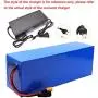 Wnicek 72V Lithium-Ion Battery 20Ah 30Ah 40Ah 50Ah 60Ah Rechargeable Lithium Battery Pack E-Bike Battery Pack for 1000W-5600W Bike Motor with 30A-100A BMS and 3A-5A Charger