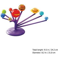 Baluue Solar System Model Set - 8 Painted Planets, Astronomical Science Educational Toys Planetary Model for Kids Teens