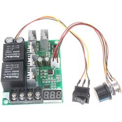 DollaTek DC 10-50V 12/24/48V 60A PWM DC Motor Speed Controller CW CCW Reversible Switch