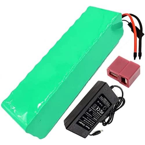 Jieoto Ebike Battery 48V 9AH Lithium Ion Electric Bike Battery E-Bike Battery Lithium Pack with Charger, for 250W 350W 500W 800W Electric Bicycle Scooter Motor