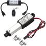 Justech 6.74 lbs/30N Micro Linear Actuator Motor and Linear Actuator Controller Bundle for Auto Car RV Electric Door Opener Industrial Agricultural Machinery Clean Sweeping Vehicles