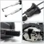 Door Lock Actuator Latch Assembly Front Left Side Compatible with 08-15 Nissan Rogue Replace OEM:# 80501-JM00A, 80501-JM10A 72091 937-266, 937266