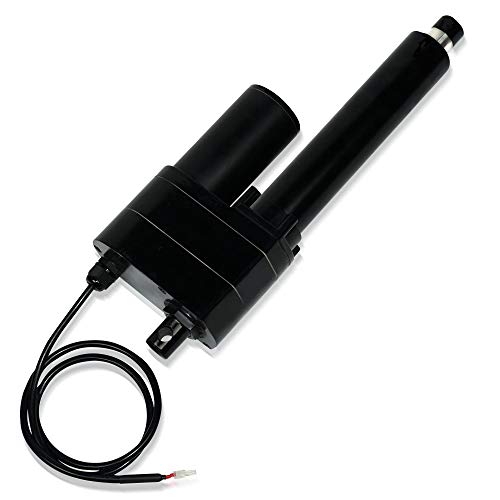 24V Feedback Linear Actuator (2000 lbs. / 24 in.) High Force Potentiometer and Heavy Duty Capabilities | DC Electric Motor, Stainless-Steel Stroke and IP65 Protection. Model PA-17-24-2000-N-24VDC