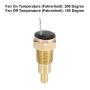 X AUTOHAUX Universal Automotive Radiator Engine Cooling Fan Temperature Thermostat Sensor Switch 1/4