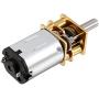 uxcell Micro Speed Reduction Motor DC 3V 25RPM with Full Metal Gearbox 0.15A Electric Gear Box Motor with 2 Terminals for DIY RC