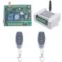12V 24V 36V 2CH Universal Garage Door Remote Switch 433Mhz Wide Range Motor Forward and Reverse, 2 Channel Wireless Switch Garage Door keypad Universal Wireless (2X Control 433MHz)