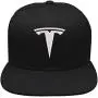 Tesla Motors Flex Fit Hat Baseball Cap Embroidered Flat Curved Brim