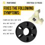 285753A Washing Machine Motor Coupler (3-Pack) by PartsBroz - Compatible Admiral Kenmore Maytag Whirlpool Washer - Replaces AP3963893 EA1485646 PS1485646 - Tested Heavy Duty Motor Coupling Replacement