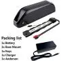 Batterie Électrique pour Vélo 52V 10AH Lithium Ion avec Chargeur et BMS – Compatible avec Moteurs de 200W à 350W Batterie Électrique pour Vélo 52V 10AH Lithium Ion avec Chargeur et BMS – Compatible avec Moteurs de 200W à 350W