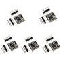 KOOBOOK 5Pcs DRV8833 Motor Drive Module 1.5A Dual H Bridge DC Gear Motor Driver Controller Board