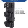 Obaee Door Master Window Switch Power Control Button Compatible with 2013-2018 Nissan Pathfinder/Altima/Frontier/Leaf/Juke, 2013-2019 Sentra, 2014-2019 Rogue, Replaces OEM 25401-3TA5A 25401-3SH1A