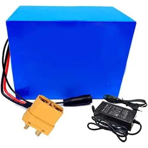 Wnicek 72V Ebike Lithium Battery 20Ah 30Ah 40Ah 50Ah 60Ah Waterproof Lithium-ion Battery Pack Customizable Battery Pack Fit for 1000W-5600W Bike Motors with Charger and BMS