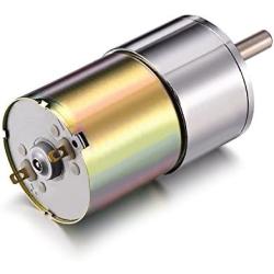 uxcell 24V DC 160RPM Gear Motor High Torque Electric Micro Speed Reduction Geared Motor Eccentric Output Shaft
