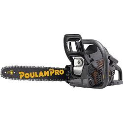 Poulan Pro PR4218, 18 in. 42cc 2-Cycle Gas Chainsaw, Case Included & Briggs & Stratton 2-Cycle Easy Mix Motor Oil - 16 Oz. 100036