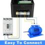 HKS VFD 5.5KW 7.5HP 220V 1 or 3 Phase Input 3 Phase 0-400HZ Output 36A Variable Frequency Drive Controller Vector Control Inverter Converter for CNC Motor Speed Control and Spindle