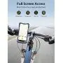 Ultra Stable Phone Holder for Car, [Upgrade Never Fall Off & Wont Break]+ [Never Break] Bike Phone Mount, VICSEED Motorcycle Phone Mount [Full Protection & Super Stable] Bike Phone Holder