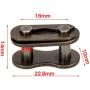 HIAORS 415H-110L Chain With Connector Link for 49cc 60cc 66cc 80cc 2-Stroke Engine Motor Motorized Bicycle Bike Heavy Duty Chain High Power Racing Parts