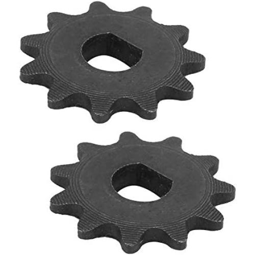 Alomejor 2Pcs Electric Sprocket Drive Pinion with 11 Tooth, 25H High Speed Motor Gear Metal Chain Sprocket for E Scooter