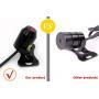 SWEON 12V Automotive Red LED Car Laser Fog Lamp Universal Anti Collision Rear-end Car or Motorcycle Laser Tail Fog Light Waterproof Auto Brake Parking Lamp Rearing Warning Safety Light(1-Set)