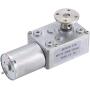 uxcell Worm Geared Motor W Rigid Flange Shaft Coupling,DC 12V 15RPM Motor,H12xD10 6mm ID Shaft Coupling 2Pcs