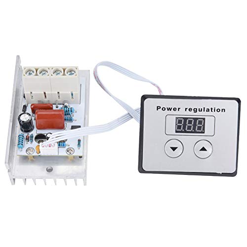 Régulateur de tension numérique 10000W, Contrôleur de vitesse électrique Moteur 220V AC 80A, Régulateur de tension haute puissance, Thermostat de gradation. Régulateur de tension numérique 10000W, Contrôleur de vitesse électrique Moteur 220V AC 80A, Régulateur de tension haute puissance, Thermostat de gradation.