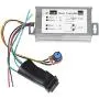 2pcs DC Motor Speed Controller, Brush Motor Driver Controls Module DC 9V-60V 12V 24V 36V 48V 60V Motor Pulse Width Modulator Regulator 20A 1200W PWM Monitor Dimmer Governor with Switch & Knob