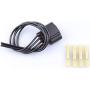 WPT688 HVAC Blower Motor Resistor Connector Plug Wiring Harness Pigtail Compatible with Explorer Escape Expedition Mustang Fiesta F-150, Lincoln Mark Lt Navigator, Mercury Mariner 3U2Z14S411ZEA