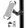 GUAIMI Motorcycle Phone Mount Holder with Camera Rack Cell Phone Holder Bracket Universal fits Rails 1