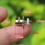 BAENRCY 50pcs 3-5V DC 2 Phase 4 Wire Dia 6mm DC Stepper Motor Micro Stepping Motor for Digital Products Camera Size 6x15.5mm